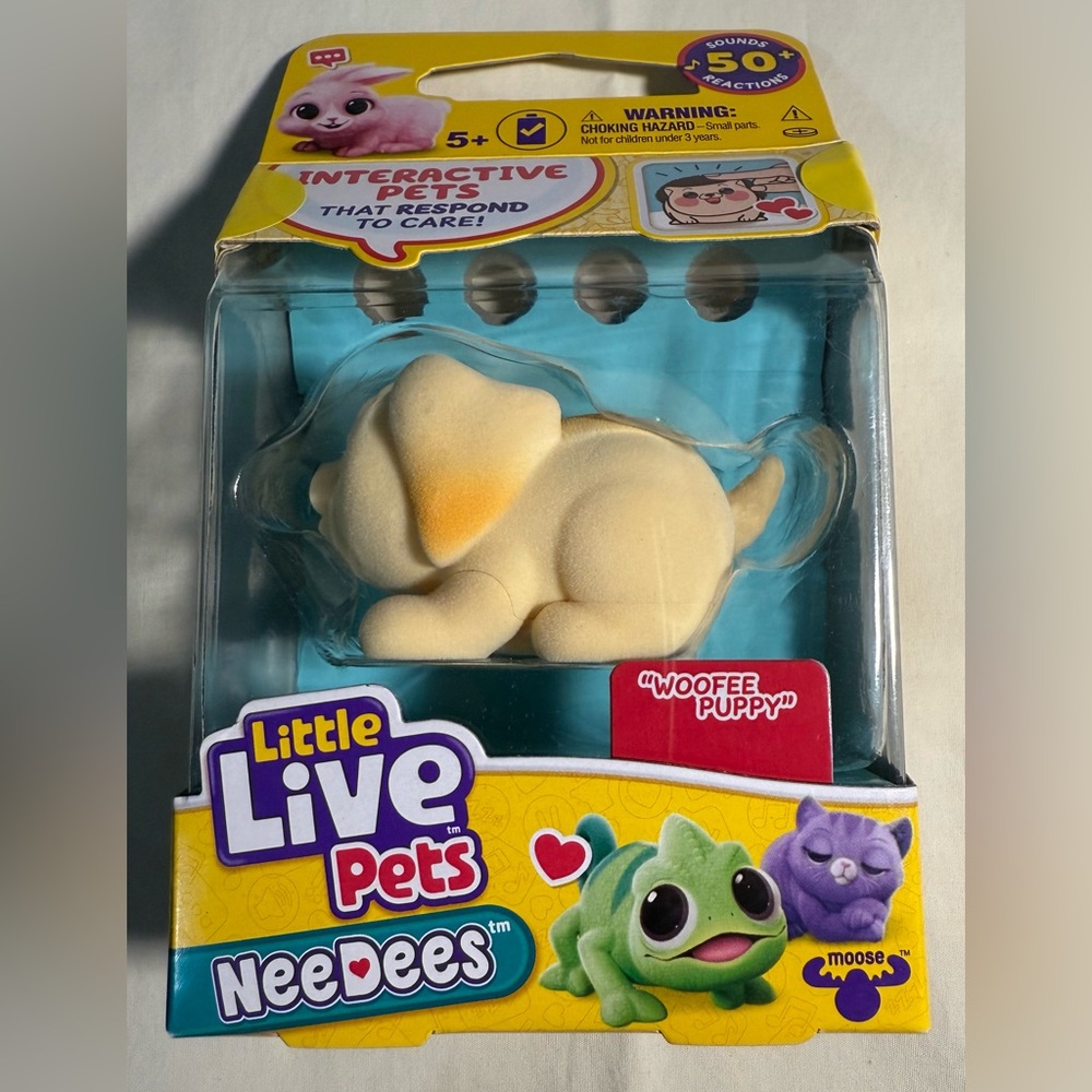 NeeDees Interactive Woofee Puppy Toy Learning Wearable 50 + Reactions